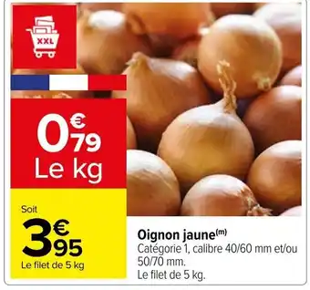 Carrefour Oignon jaune offre