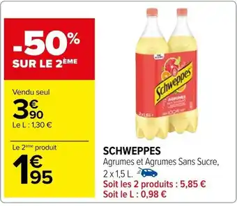 Carrefour SCHWEPPES offre