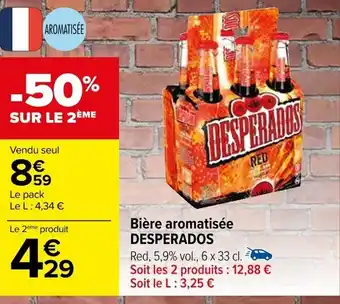 Carrefour Bière aromatisée DESPERADOS offre