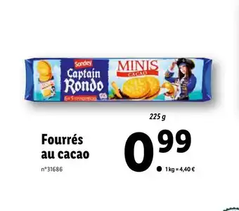 Lidl Fourrés Au Cacao offre