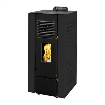 Brico Cash Poêle à granulés étanche anita 9 kw blanc sannover + kit d'installation complet offre