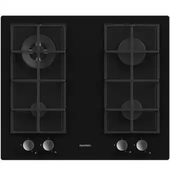 Bricorama Table de cuisson gaz 60cm 4 feux noir - rvg6br4sb offre