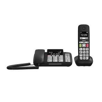 Téléphone filaire avec répondeur sans fil - gigadl780plus