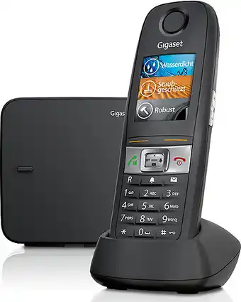 Téléphone sans fil dect noir - e630