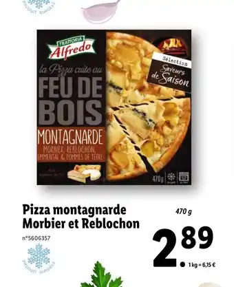 Lidl Pizza Montagnarde Morbier Et Reblochon offre