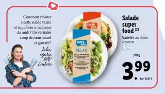Lidl Salade Super Food offre