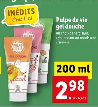 Lidl Pulpe de vie gel docuhe offre
