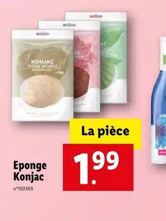 Lidl Eponge Konjac offre