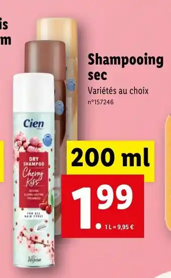 Shampooing sec