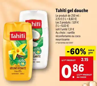 Tahiti gel douche