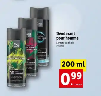 Lidl Déodorant Pour Homme offre