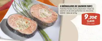 Gel 2000 4 MÉDAILLONS DE SAUMON FARCI offre