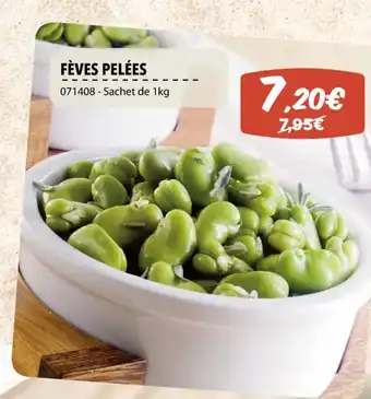 Gel 2000 FÈVES PELÉES offre