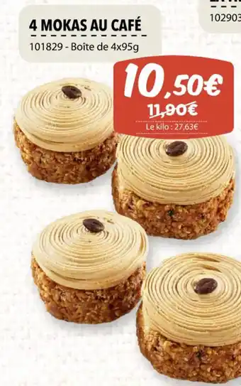 Gel 2000 4 MOKAS AU CAFÉ offre