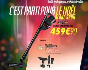 Blanc Brun ASPIRATEUR BALAI offre