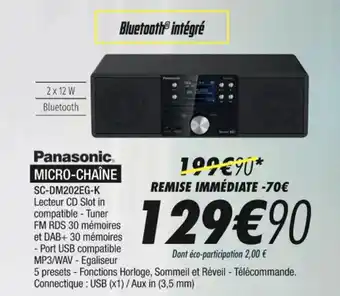 Panasonic MICRO-CHAÎNE