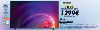 Blanc Brun TÉLÉVISEUR LED 4K offre