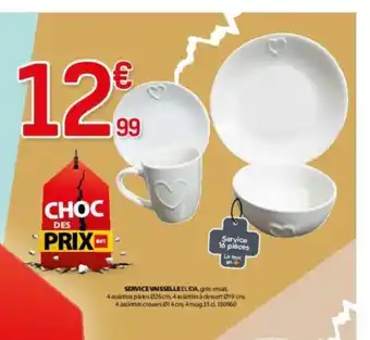 BUT SERVICE VAISSELLE ELIDA offre