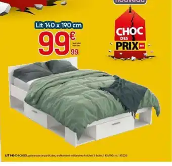 BUT LIT 140 CHICAGO offre