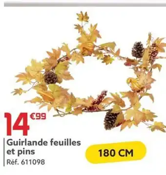 Gifi Guirlande feuilles et pins offre