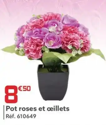 Gifi Pot roses et œillets offre