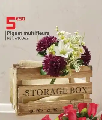 Gifi Piquet multifleurs offre