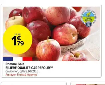 Carrefour Market Pomme Gala FILIERE QUALITE CARREFOUR offre