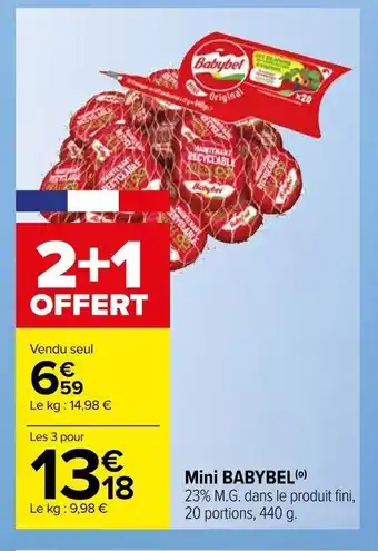Carrefour Market Mini BABYBEL offre