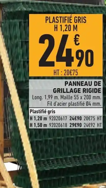 Brico Cash Panneau De Grillage Rigide offre