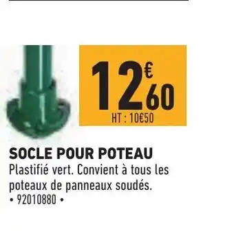 Socle Pour Poteau