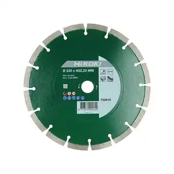 Brico Cash Disque diamant ø125mm proline hikoki 752812- al.22.2 seg. 10 universel fritté offre