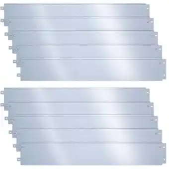 Bricorama Vounot lot de 10 bordure de jardin en métal galvanisé flexible 100x18cm offre