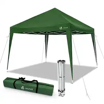 Bricorama Vounot tonnelle de jardin 3x3m pliable verte avec sac de transport offre