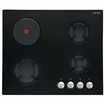 Table de cuisson mixte 60cm 4 feux noir - av647hbk
