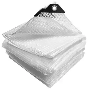 Bricomarché Vounot bâche de protection en polyéthylène resistant et impermeable 180g/m² blanche 3x5m offre