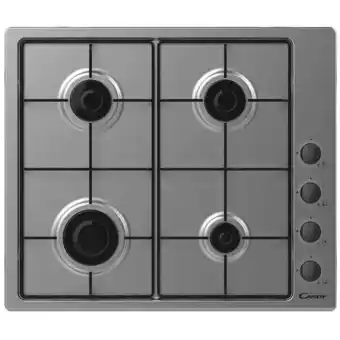 Bricomarché Table de cuisson gaz 60cm 4 feux gris - chw640lxb offre