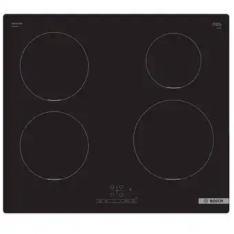 Bricomarché Table de cuisson à induction 60cm 4 feux noir - pue611bb5e offre