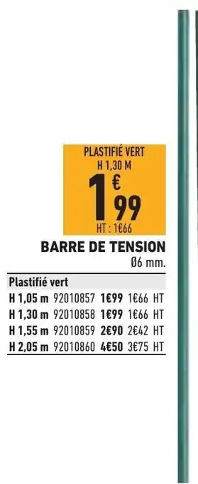 Barre De Tension 06mm.