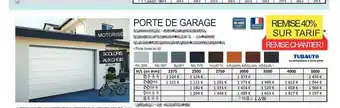 Chretien Matériaux Porte De Garage Tubauto offre