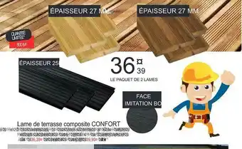 Lame De Terrasse Composite Confort