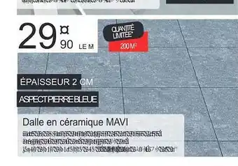 Dalle En Céramique Mavi