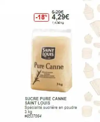 Costco Sucre Pure Canne Saint Louis offre