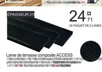 Lame De Terrasse Composite Access