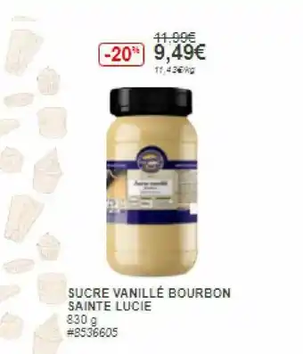 Costco Sucre Vanillé Bourbon Sainte Lucie offre