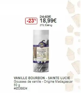 Costco Vanille Bourbon Sainte Lucie offre