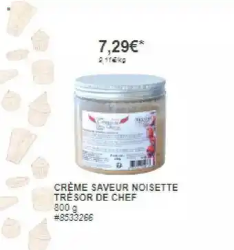 Costco Crème Saveur Noisette Tresor De Chef offre