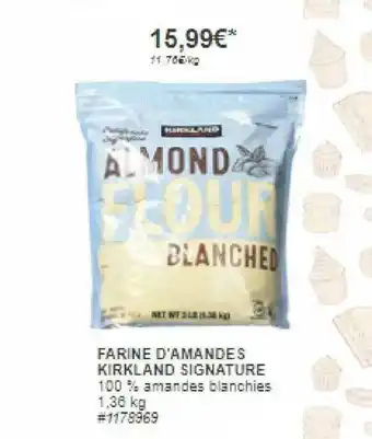 Costco Farine D'amandes Kirkland Signature offre