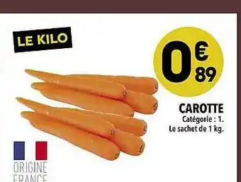 Supeco Carotte offre