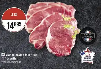 Casino Supermarchés Viande bovine faux-filet à griller offre