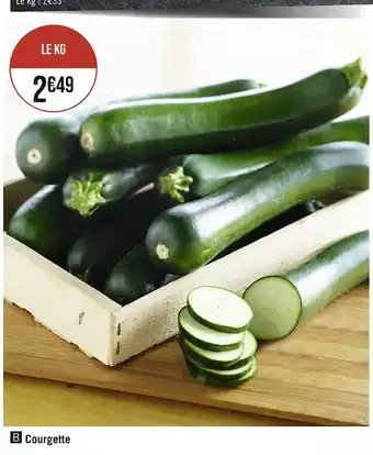 Casino Supermarchés Courgette offre